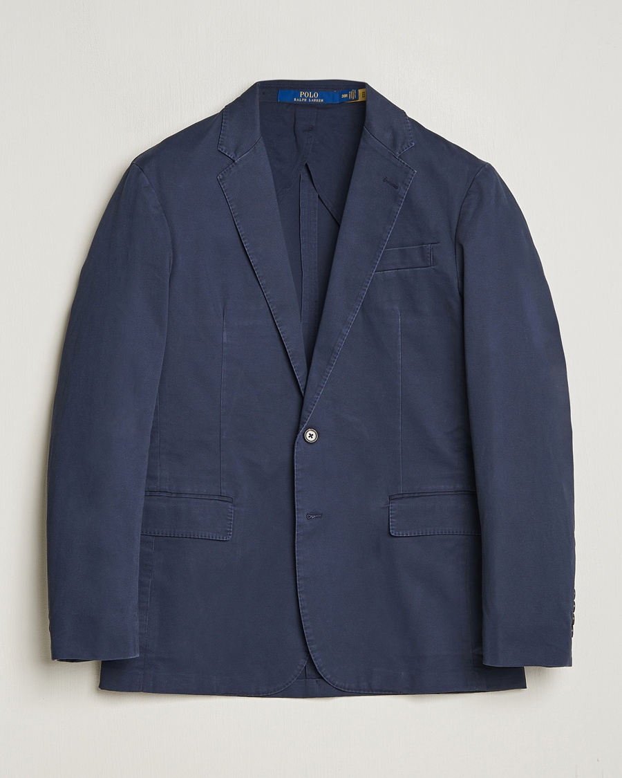 Herre | Polo Ralph Lauren | Polo Ralph Lauren | Cotton Stretch Sportcoat Nautical Ink