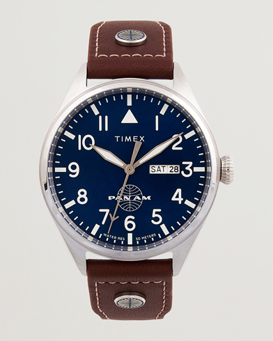 Herre | Ure | Timex | Pan Am Waterbury Chronograph 42mm Blue Dial