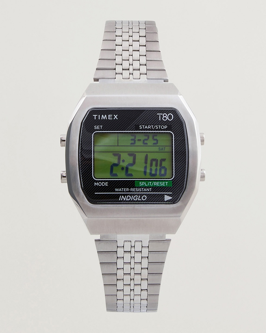 Timex T80 Stainless Steel 36mm Silver – Sølv