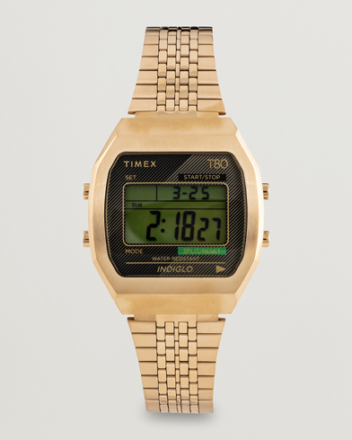 Herre | Stållænke | Timex | T80 Stainless Steel 36mm  Gold