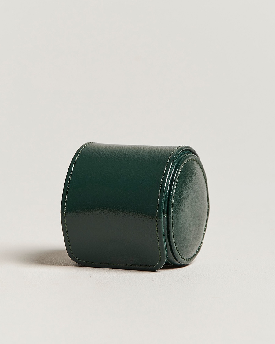 Herre | | WOLF | Single Watch Roll British Racing Green