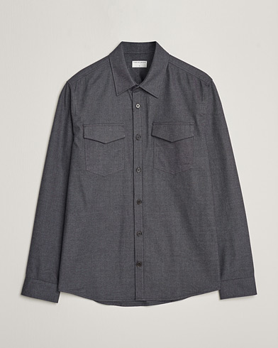 Herre | Shirt Jackets | Tiger of Sweden | Arnou Cotton Pocket Shirt Grey