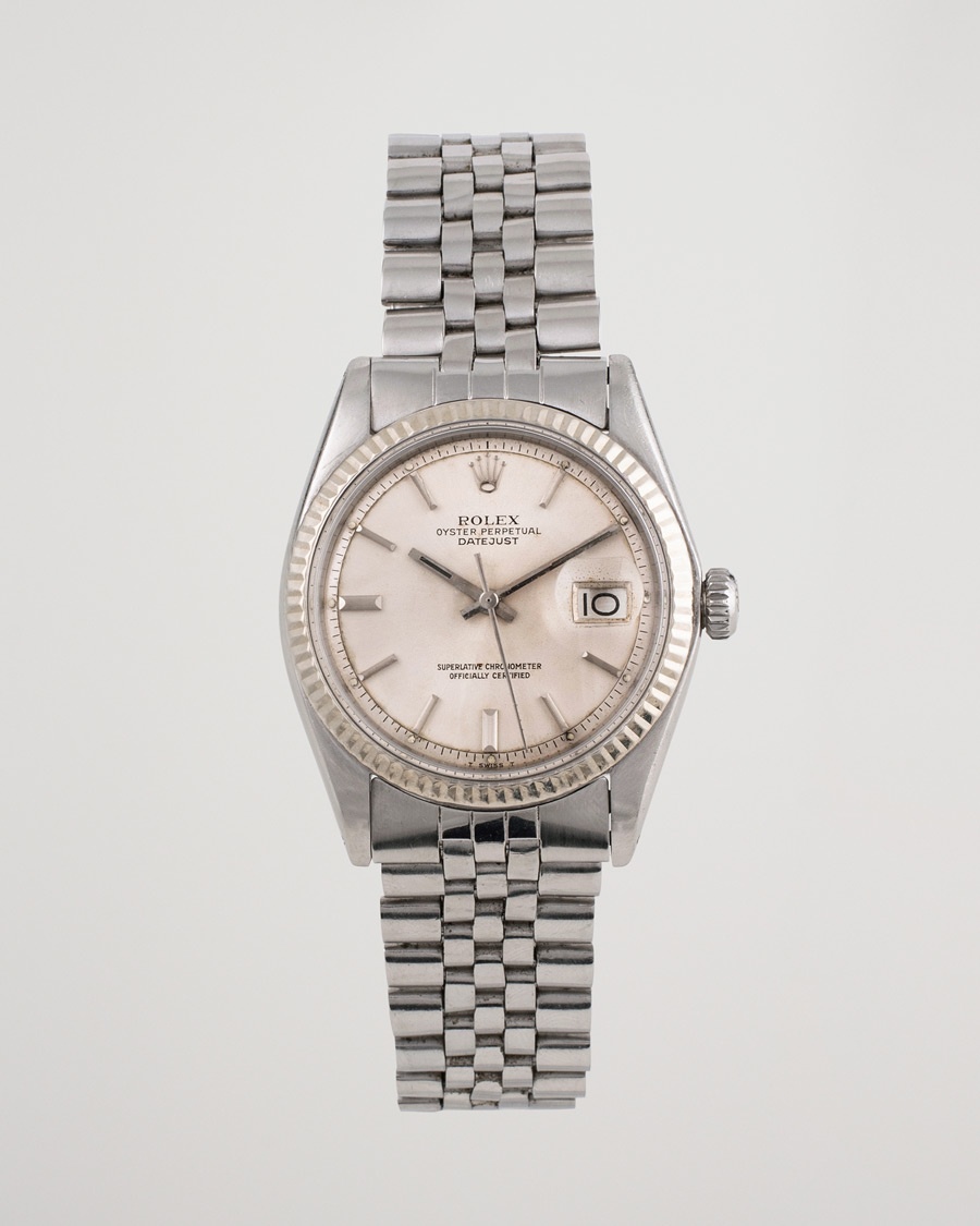 Rolex Pre-Owned Datejust 1601 Jubilee Steel Silver – Sølv