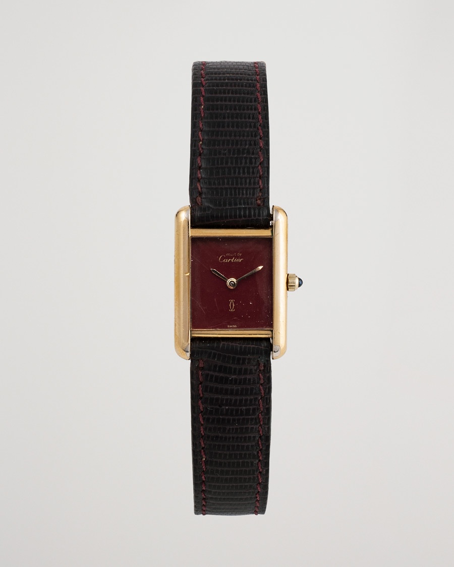 Brugt: | | Cartier Pre-Owned | Must de Cartier Tank Gold Brown