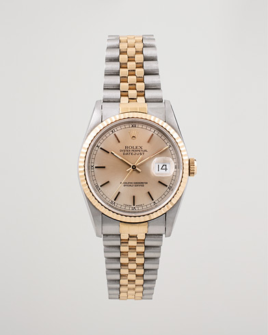 Brugt: |  | Rolex Pre-Owned | Datejust 16233 Oyster Perpetual Steel/Gold Gold