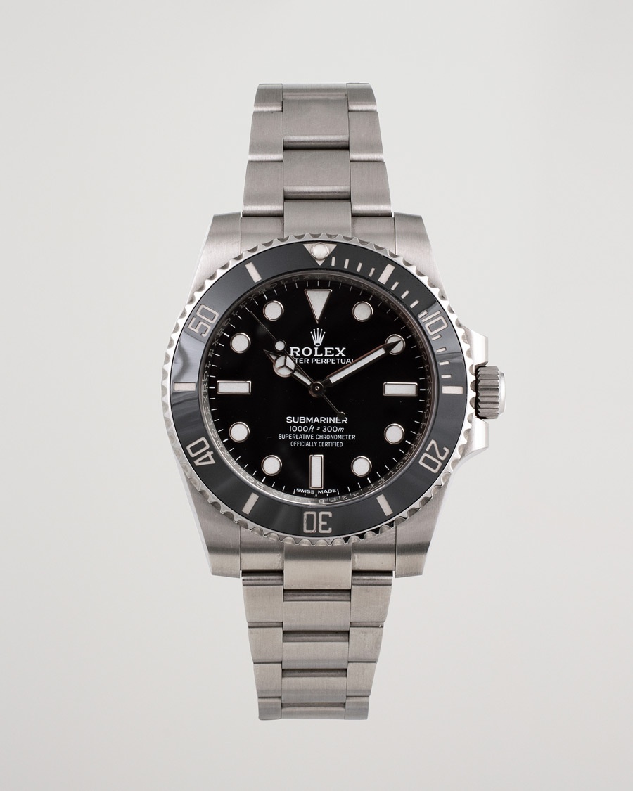 Rolex Pre-Owned Submariner 114060 Oyster Perpetual Steel Black