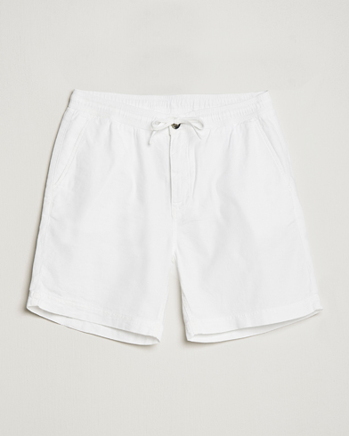 Herre | Morris | Morris | Fenix Linen Drawstring Shorts White