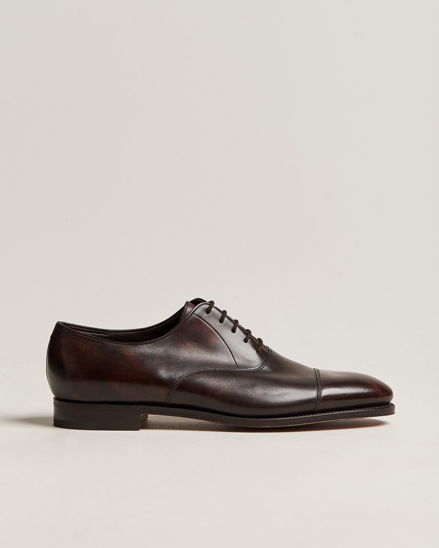 John Lobb City II Oxford Dark Brown Calf – Brun