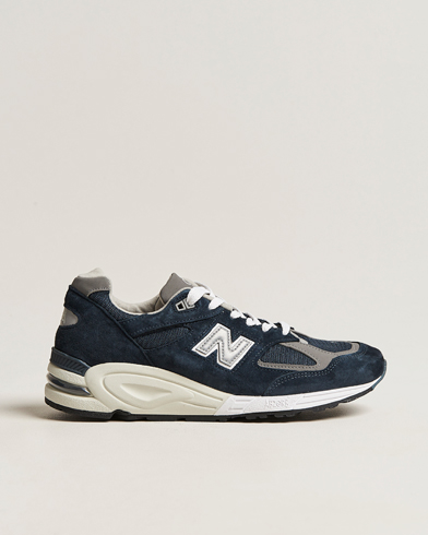 Herre | Sko i ruskind | New Balance | Made In USA 990 Sneakers Navy
