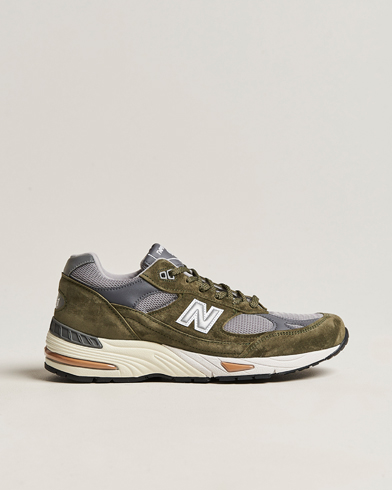 Herre | Sko | New Balance | Made In UK 991 Sneakers Green/Grey