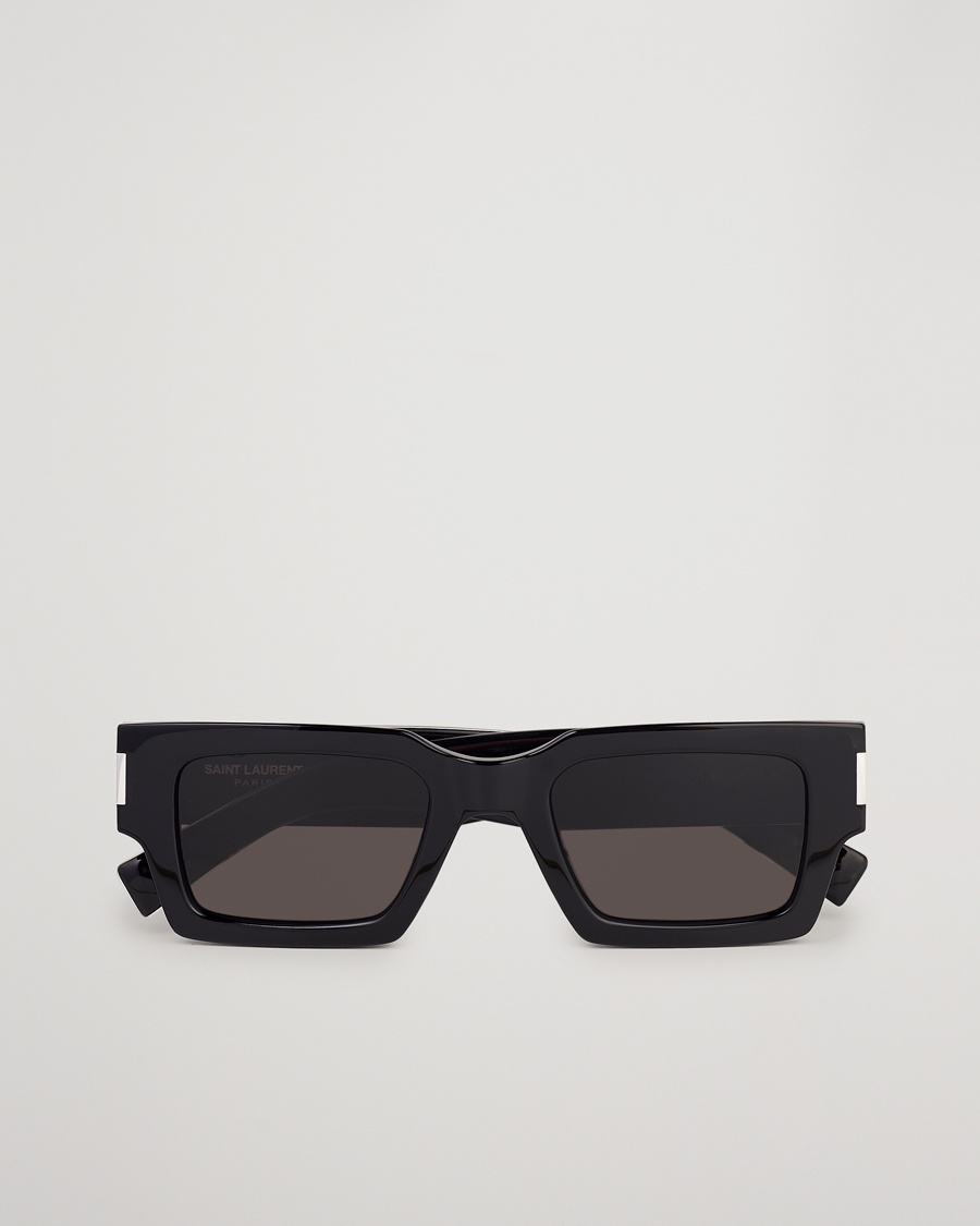 Saint Laurent SL 572 Sunglasses Black/Crystal – Sort