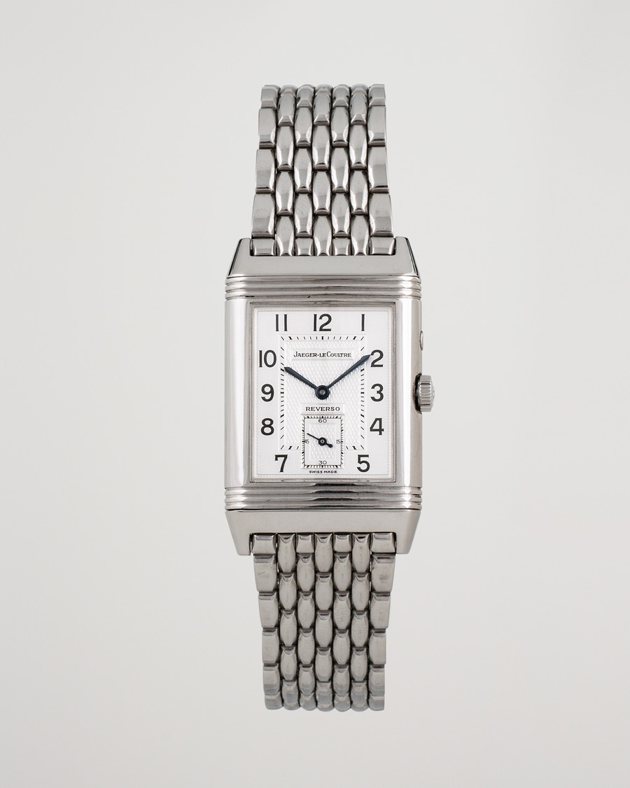 Jaeger-LeCoultre Pre-Owned Reverso Duoface 270.8.54 Steel Silver Black