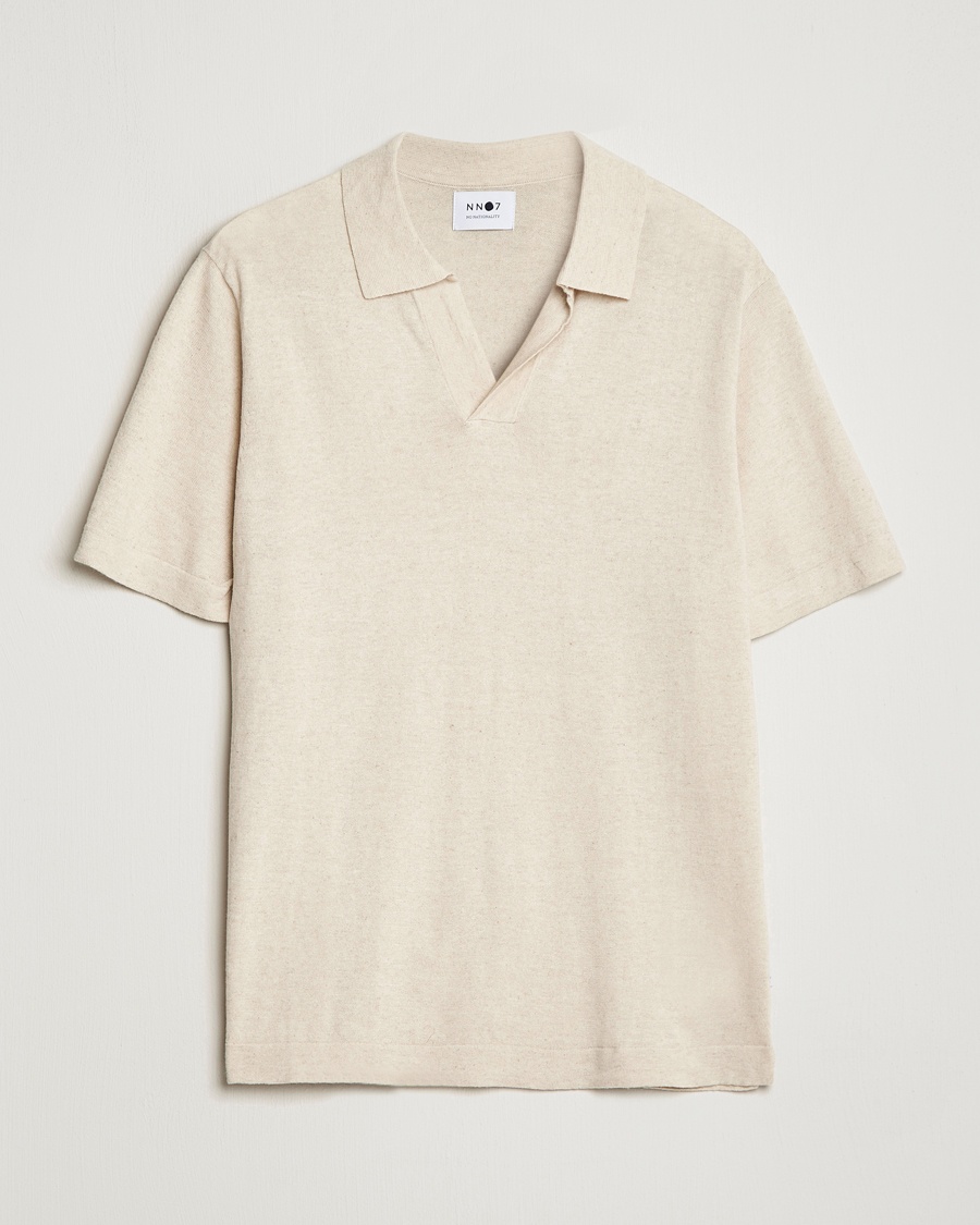 Herre |  | NN07 | Ryan Cotton/Linen Polo Oat