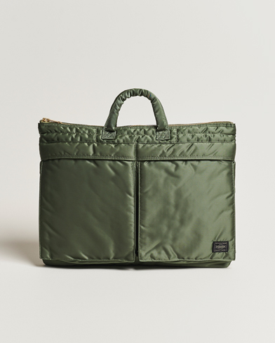 Herre | Tote bags | Porter-Yoshida & Co. | Tanker Short Helmet Bag Sage Green