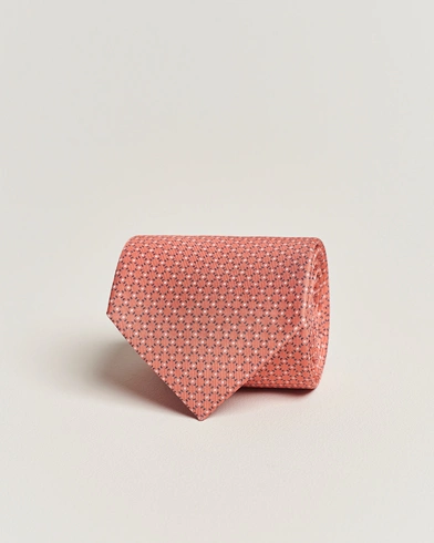 Herre | E. Marinella | E. Marinella | 3-Fold Printed Silk Tie Orange