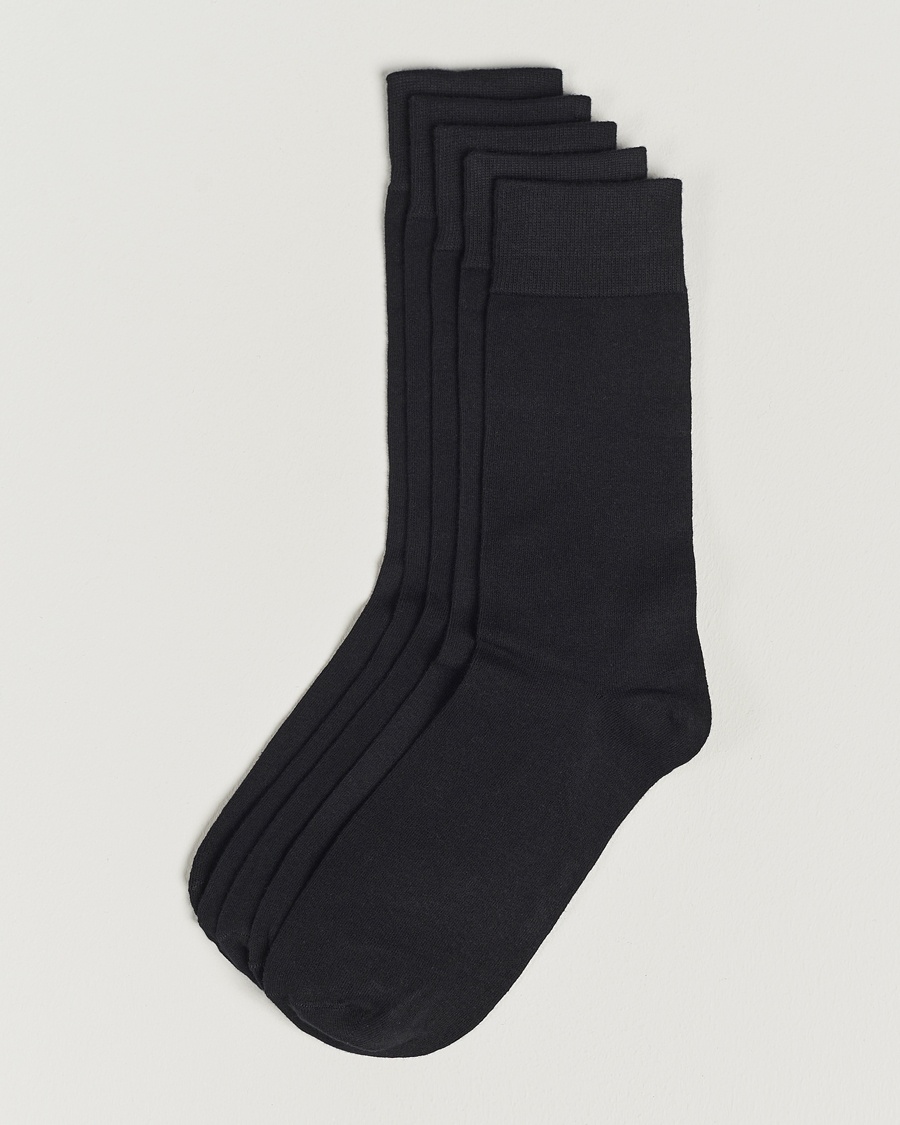 Bread & Boxers 5-Pack Socks Black – Sort