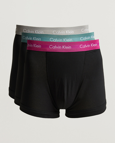 Herre | Boxershorts | Calvin Klein | Cotton Stretch 3-Pack Trunk Pink/Grey/Green