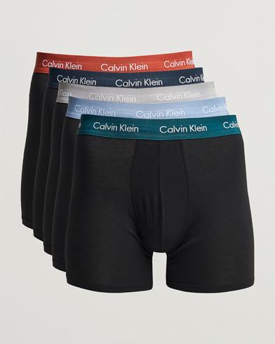 Herre |  | Calvin Klein | Cotton Stretch 5-Pack Trunk Black