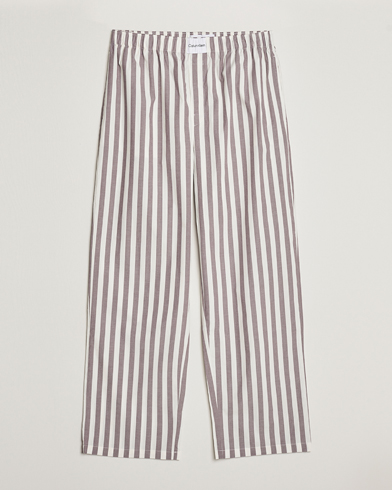 Herre | Pyjamas & Morgenkåber | Calvin Klein | Cotton Striped Pyjama Pants White/Grey