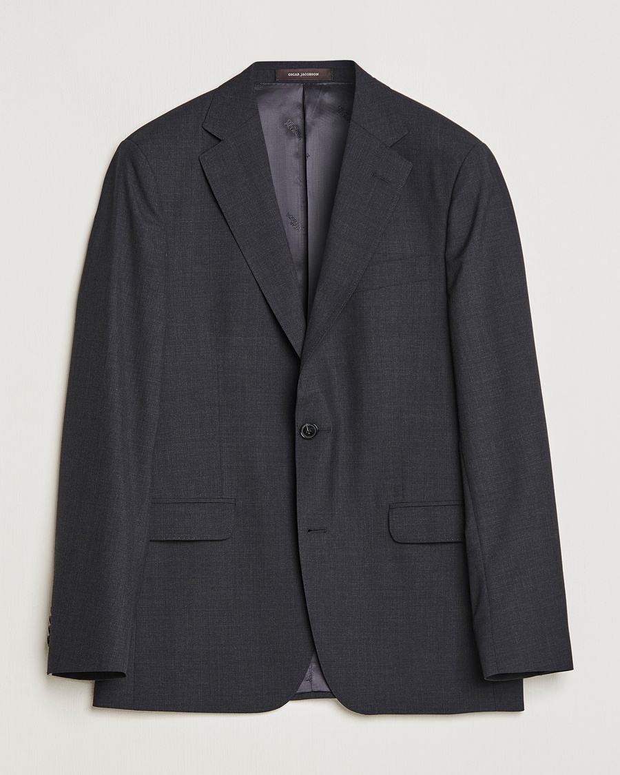 Herre | Oscar Jacobson | Oscar Jacobson | Falk Wool Blazer Grey