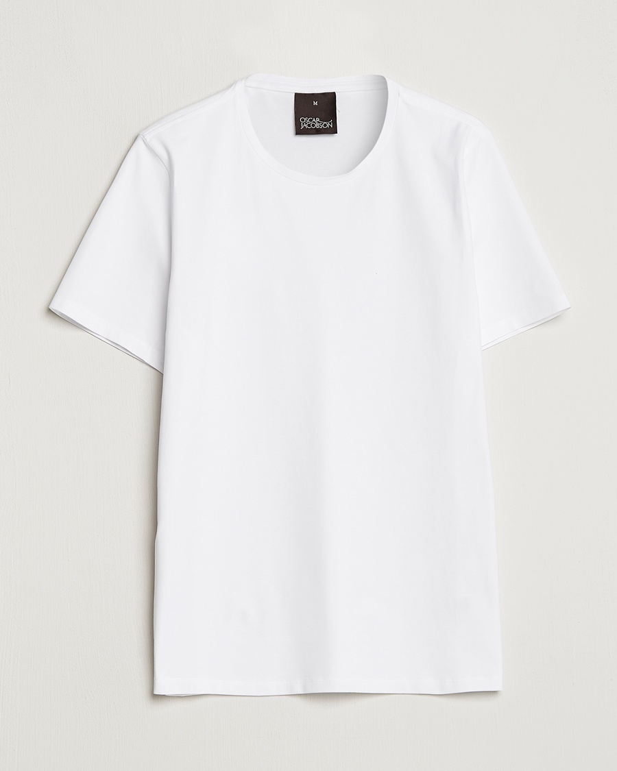 Herre | | Oscar Jacobson | Kyran Cotton T-shirt S-S White