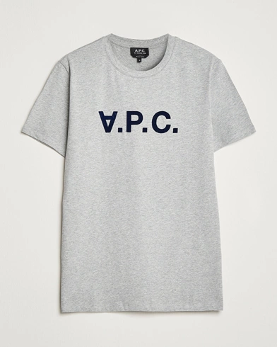 Herre | Kortærmede t-shirts | A.P.C. | VPC T-Shirt Grey Heather