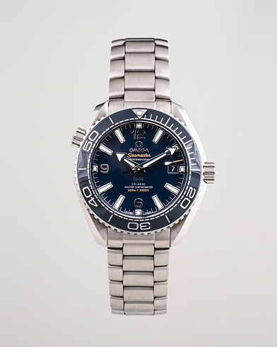 Herre | Pre-Owned & Vintage Watches | Omega Pre-Owned | Seamaster Planet Ocean Steel Blue