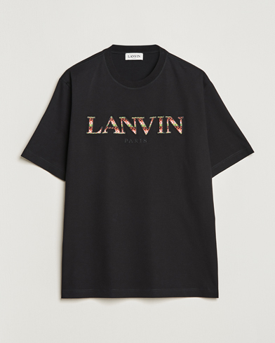 Herre | Lanvin | Lanvin | Curb Logo T-Shirt Black