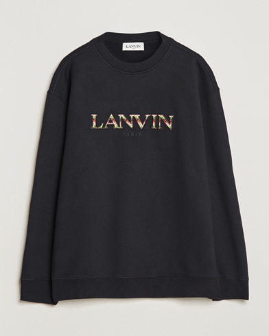 Herre | Lanvin | Lanvin | Curb Logo Sweatshirt Black