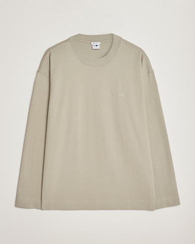 Herre | Langærmede t-shirts | NN07 | Benja Pima Cotton Long Sleeve T-Shirt London Fog