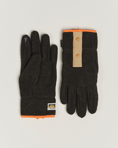 Herre | Handsker | Elmer by Swany | Recycled Wool Fleece Gloves Khaki
