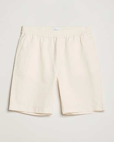Herre | Sunspel | Sunspel | Cotton/Linen Drawstring Shorts Undyed