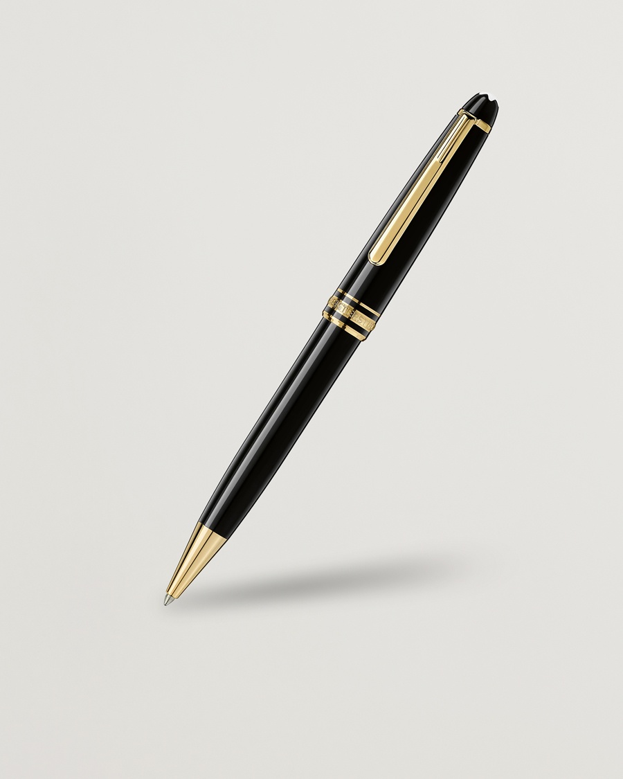 Montblanc 164 Meisterstück Ballpoint Pen Black – Sort