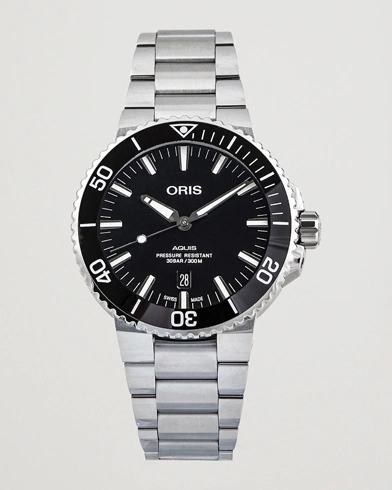 Herre | Oris | Oris | Aquis Date 43,5mm Polished Black