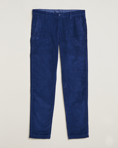 Herre | Nyheder | Levi's | Garment Dyed Stretch Corduroy Chino Ocean Cavern