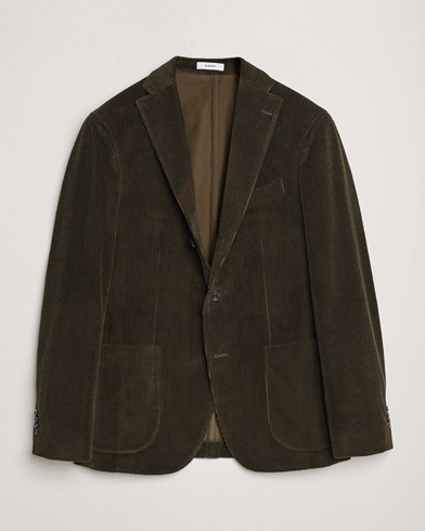 Herre | Blazere & jakker | Boglioli | K Jacket Corduroy Blazer Dark Green