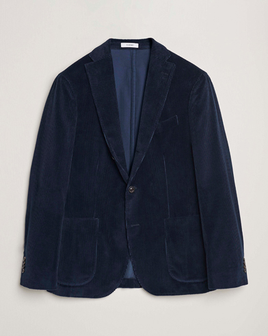 Herre | Blazere & jakker | Boglioli | K Jacket Corduroy Blazer Navy