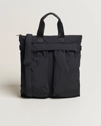 Herre | Tote bags | mazi untitled | Helmet Bag 02 Nylon Tote Black