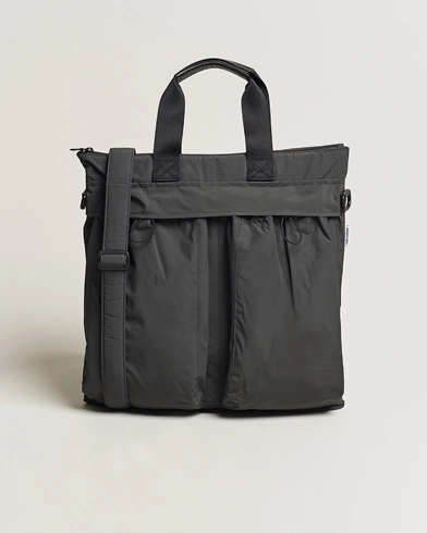 Herre | Tote bags | mazi untitled | Helmet Bag 02 Nylon Tote Grey