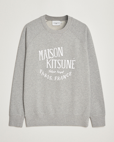 Herre | Grå sweatshirts | Maison Kitsuné | Palais Royal Classic Sweatshirt Grey Melange