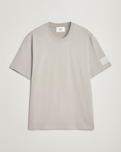 Herre | AMI | AMI | Fade Out Crew Neck T-Shirt Pearl Grey