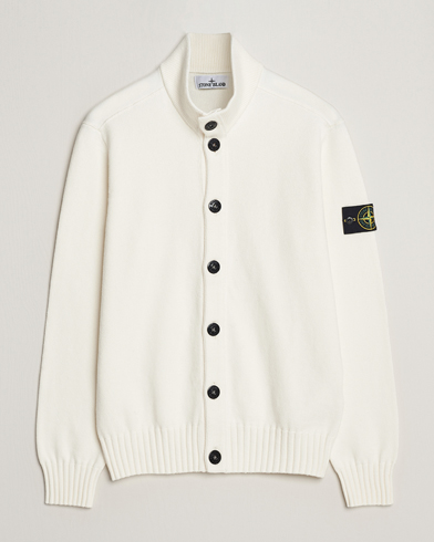 Herre | Nyheder | Stone Island | Winter Cotton Cardigan Natural