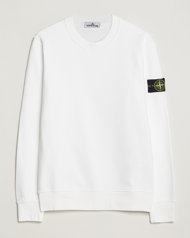 Herre | Sweatshirts | Stone Island | Garment Dyed Fleece Sweatshirt White