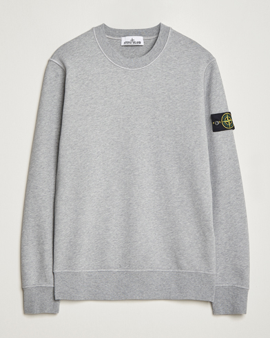 Herre | Trøjer | Stone Island | Garment Dyed Fleece Sweatshirt Melange Grey