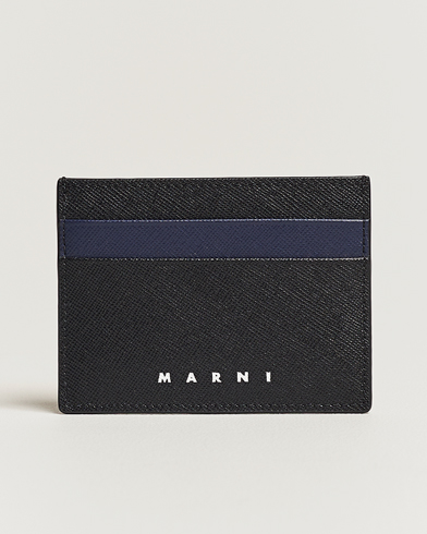 Herre | Punge | Marni | Saffiano Leather Cardholder Blublack