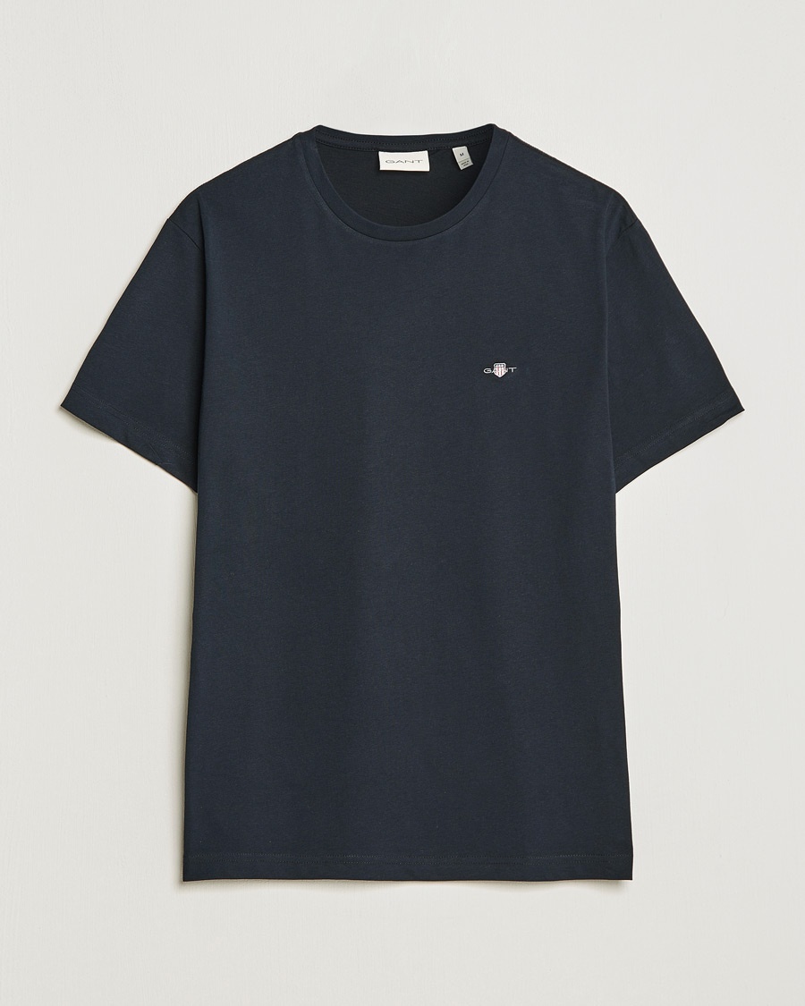 Gant The Original Solid T-Shirt Black – Sort
