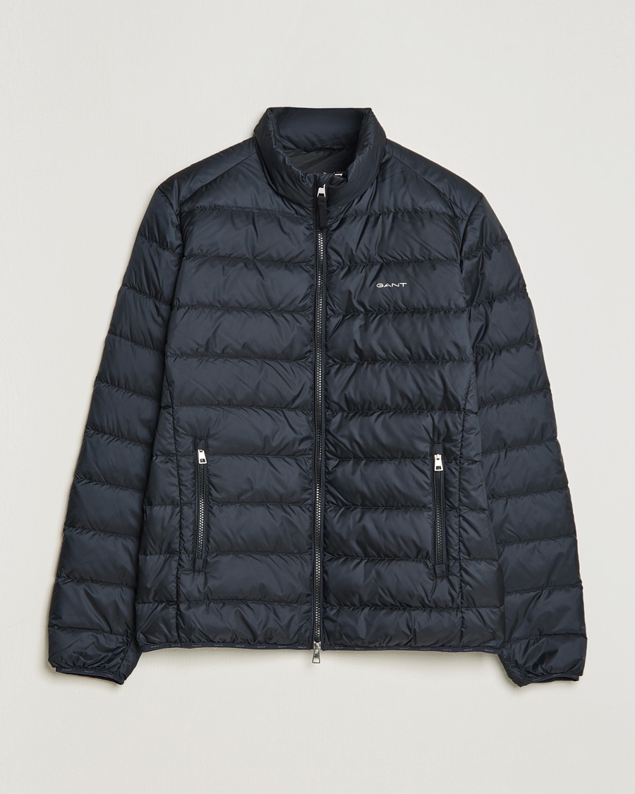 Gant The Light Down Jacket Black – Sort