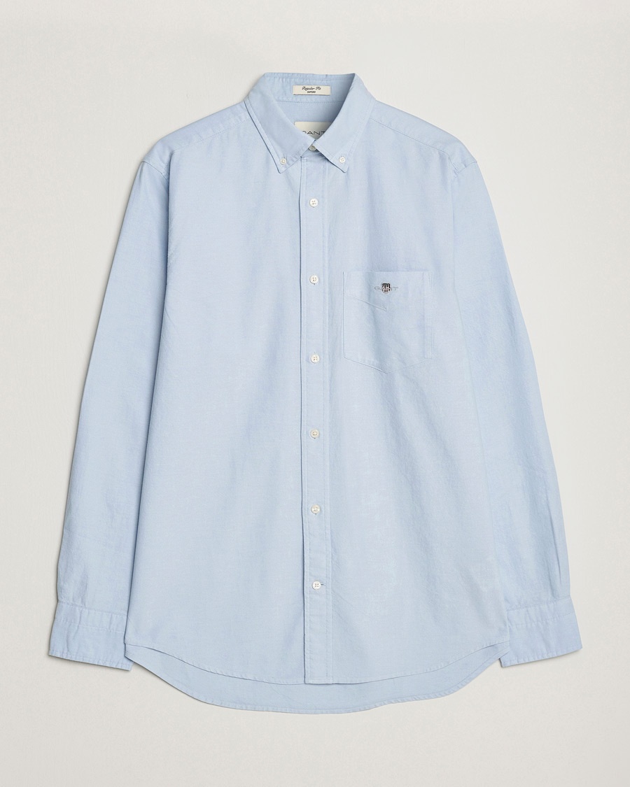 Gant Regular Fit Oxford Shirt Light Blue – Blå
