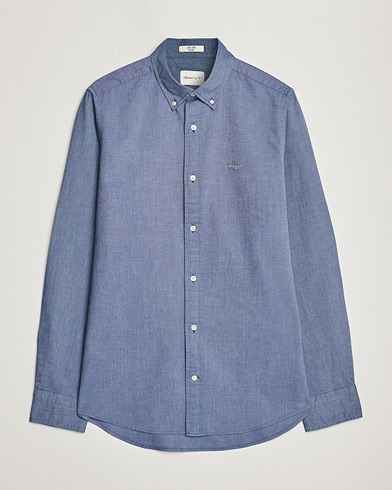 Herre |  | GANT | Slim Fit Oxford Shirt Persian Blue