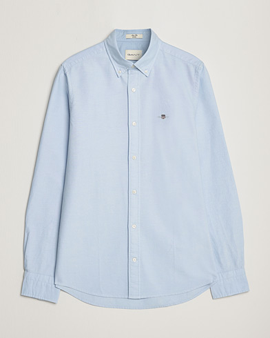 Herre | Preppy Authentic | GANT | Slim Fit Oxford Shirt Light Blue